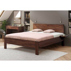 BMB SOFI XL - masivní dubová postel 90 x 200 cm, dub masiv