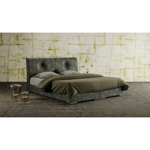 Materasso ATLAS - čalouněná postel (typ potahu B) 90 x 200 cm, celočalouněná + MDF deska