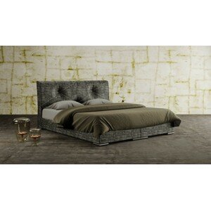 Materasso ATLAS - čalouněná postel (typ potahu B) 120 x 200 cm, celočalouněná + MDF deska