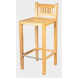 FaKOPA s. r. o. NANDA barovka - stabilní barová židle z teaku, teak