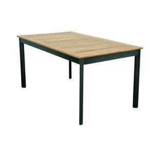 Doppler CONCEPT - zahradní teakový rozkládací stůl 150/210 x 90 cm, hliník + teak