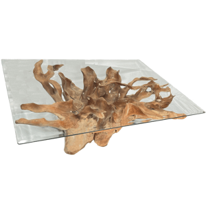 FaKOPA s. r. o. BRANCH - originální stolek z kořene stromu 120 x 90 cm, teakový kořen