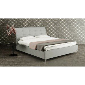 Materasso CLAUDIA - designová čalouněná postel (typ potahu B), celočalouněná + MDF deska
