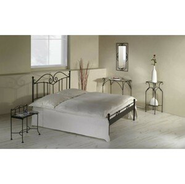 IRON-ART SARDEGNA - romantická kovová postel 140 x 200 cm, kov