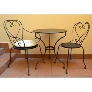 IRON-ART MONTPELIER - trojnohý zahradní stůl - stolová deska ∅ 65 cm- tahokov, kov
