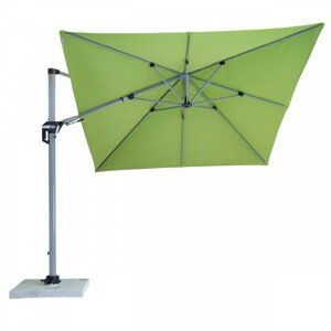 Doppler ACTIVE 350  x 260 cm – výkyvný zahradní slunečník s boční tyčí zelený (kód barvy 836), 100% polyester
