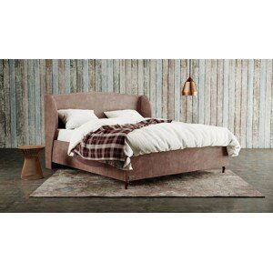 Materasso ENIF - designová čalouněná postel (typ potahu B) ATYP, celočalouněná + MDF deska