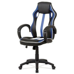 Autronic Kancelářská židle v kombinaci ekokůže a látky MESH, textil + ekokůže + plast
