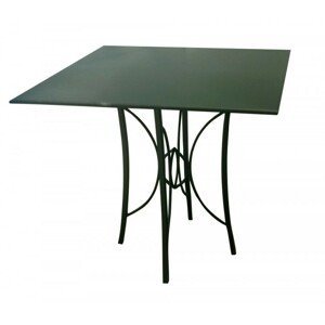 IRON-ART BRETAGNE - kovový stůl 80 x 80 cm - stolová deska - plech, kov