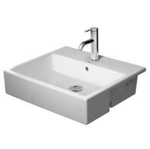 Polozápustné umyvadlo Duravit Vero air 55x47 cm bílá 0382550000