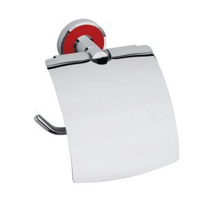 Držák toaletního papíru Bemeta Trend-I chrom, červená 104112018C