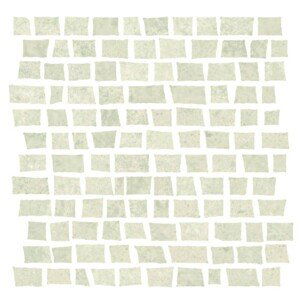 Mozaika Cir Metallo bianco 30x30 cm mat 1062374