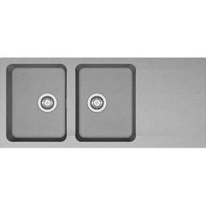 Kuchyňský dřez Franke Orion OID 621 2miskový s odkapávačem, Tectonite®, šedý 114.0356.913