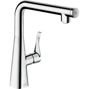 Dřezová baterie Hansgrohe Metris Select M71 s otočným raménkem chrom 14847000