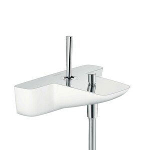 Vanová baterie Hansgrohe PuraVida bez sprchového setu 150 mm bílá/chrom 15472400