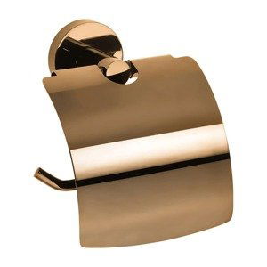 Držák toaletního papíru Bemeta Coral s krytem Coffe-Gold 158112012