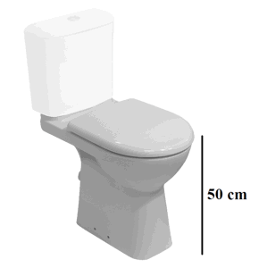 Wc kombi, pouze mísa Jika Deep spodní odpad H8236170000001