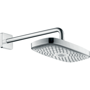 Hlavová sprcha Hansgrohe Raindance Select E na stěnu včetně sprchového ramena bílá/chrom 26609400