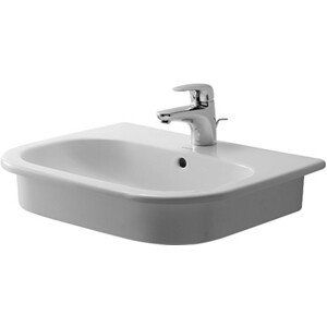 Zápustné umyvadlo Duravit D-Code 54,5x43,5 cm tři otvory pro baterii 337540030