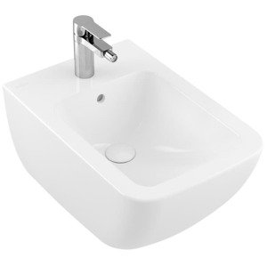 Villeroy & Boch Venticello Bidet, nástěnný, 375 x 560 mm, bílý Alpin CeramicPlus 441100R1