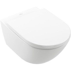 Villeroy & Boch toaleta Subway 3.0, bez okraje, nástěnná, s TwistFlush, White Alpin CeramicPlus; 4670T0R1