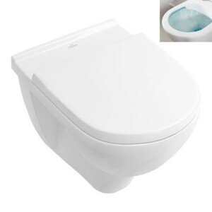 Wc s prkénkem softclose závěsné Villeroy & Boch O.Novo zadní odpad 5660HR01