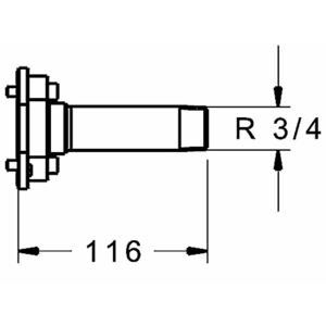 HANSA Flush connector 59914185