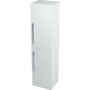 Koupelnová skříňka vysoká s košem Sapho Theia 35x30 cm bílá 62035P