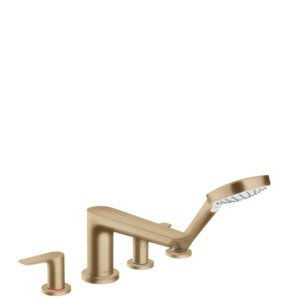 Vanová baterie Hansgrohe Talis E se sprchovým setem kartáčovaný bronz 71748140