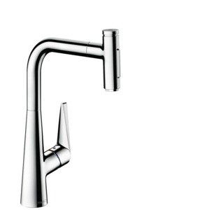 Dřezová baterie Hansgrohe Talis s vytahovací sprškou, 2 proudy chrom 72823000