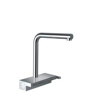 Dřezová baterie Hansgrohe Aquno s vytahovací sprškou, 2 proudy chrom 73830000