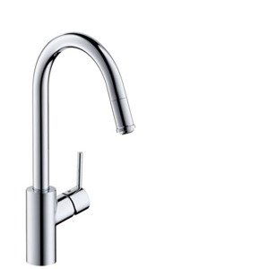 Dřezová baterie Hansgrohe Talis sklopné rameno chrom 73878000