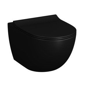 WC závěsné Vitra Sento SmoothFlush včetně sedátka, zadní odpad 7848-083-6147