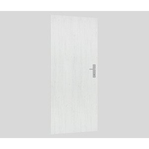 Bezpečnostní vchodové RC2 dveře Naturel Technické levé 80 cm borovice bílá B2BB80L