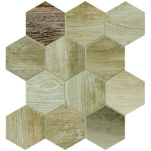 Dlažba Dom Barn Wood beige 35x37,5 cm mat DBWEM20