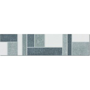 Dekor Multi Tahiti bílošedá 8x33 cm mat DDPL4513.1