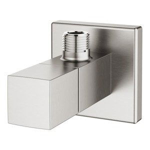 Rohový ventil Grohe Eurocube 1/2"x3/8" s krytkou supersteel 22012DC0