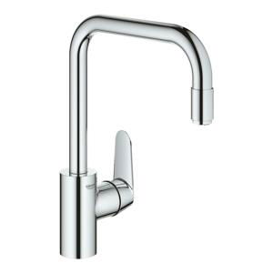 Dřezová baterie Grohe Eurodisc s vytahovací sprškou chrom 31122004