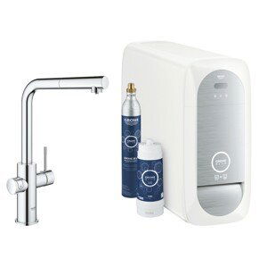 Dřezová baterie Grohe Blue Home s vytahovací sprškou chrom 31539000