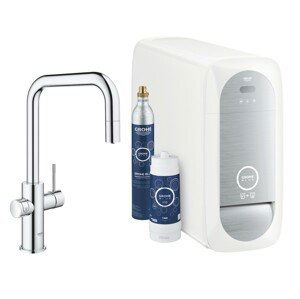 Dřezová baterie Grohe Blue Home s vytahovací sprškou chrom 31543000