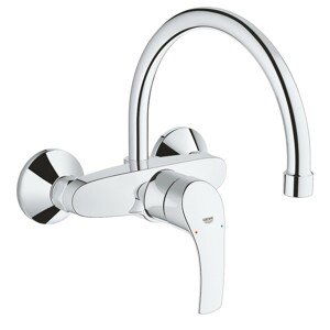 Dřezová baterie Grohe Eurosmart New s výpustí chrom 32482002