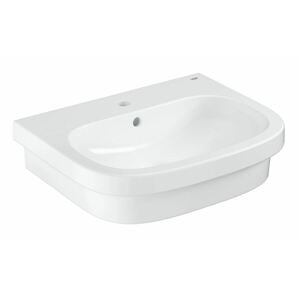 Umyvadlo na desku Grohe Euro Ceramic 60x48 cm alpská bílá otvor pro baterii uprostřed 39337000