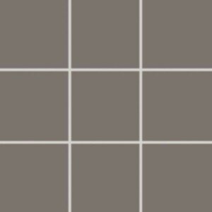 Mozaika Rako Color Two tmavě šedá 10x10 cm, mat GAA0K111.1