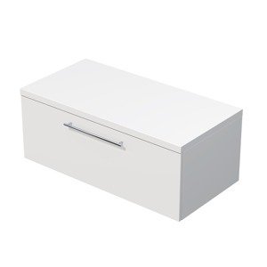 Koupelnová skříňka pod umyvadlo na desku Naturel Ratio 100x39,6x50 cm bílá mat ND1001Z36.A3416