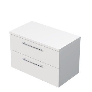 Koupelnová skříňka pod umyvadlo na desku Naturel Ratio 90x59,6x50 cm bílá mat ND902Z56.A3416