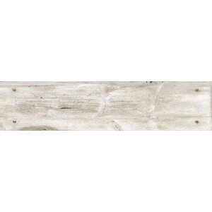 Dlažba Oset Nail Wood white 15x66 cm mat NWOOD66LUWH