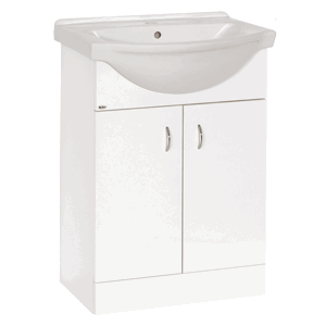 Koupelnová skříňka s umyvadlem Multi Pro 61x50 cm bílá PRO60SOKL