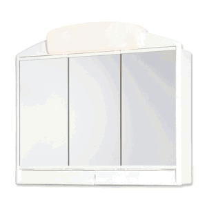 Zrcadlová skříňka s osvětlením Jokey 51x59 cm plast RANO