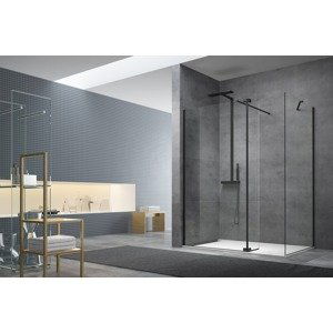 Sprchová zástěna Walk-in 100x90 cm SAT SATBWI10090PACROZC