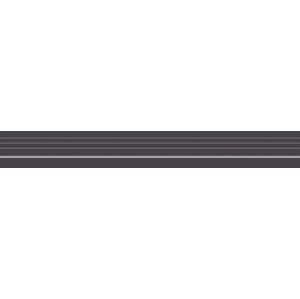 Schodová Tvarovka Rako Taurus Color černá 7x60 cm mat TCPVN019.1